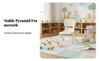Thickened Design Small Plastic Chair with Backrest Easy to Clean childs' Stool Lightweight young child Seat Strong Load-Bearing for Kindergartens, young children, Preschoolers, Kindergarten, Preschool, Bathroom, Daycare kindergarten
