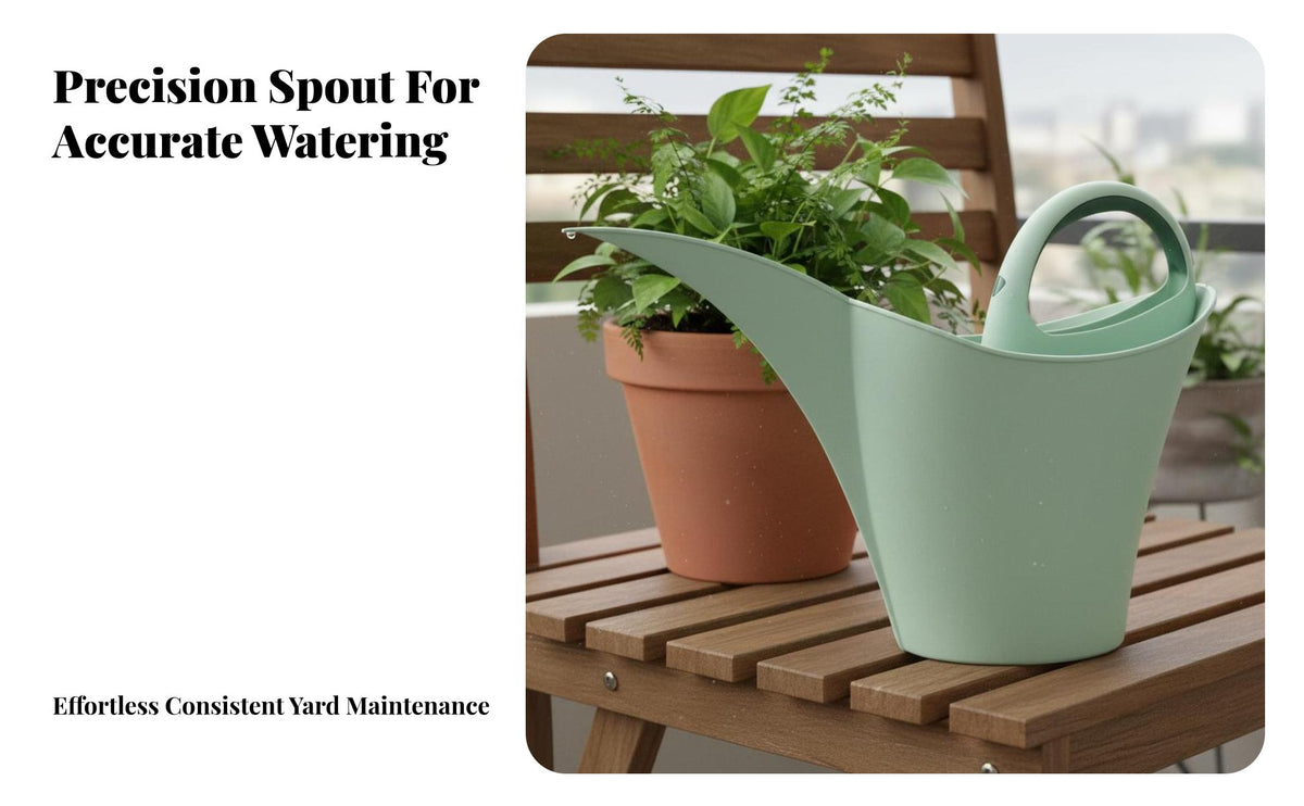 Long Spout Watering Can Large Capacity Watering Can Easy to Refill 2L Garden Waterer for Gardeners, Office Workers, Balcony, Patio, Greenhouse