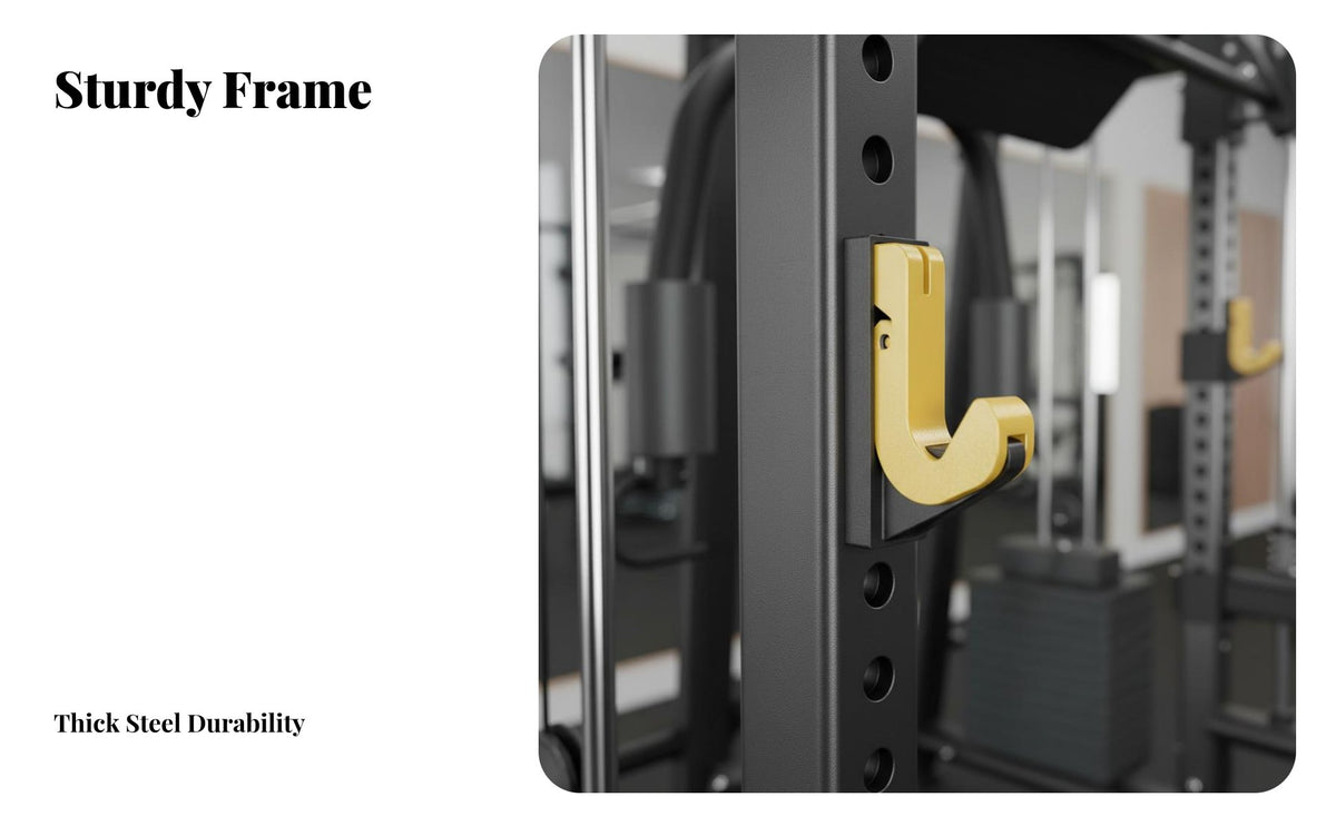 Comprehensive Guide Machine Commercial Grade Multifunctional Home Gym Station Heavy-Duty Steel Frame Multi-Function Weight Rack for Weightlifters