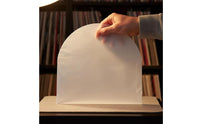50 Pieces Vinyl Sleeve with Rounded Top Translucent Inner Sleeve with Rounded Corners LP Inner Sleeves Lightweight Shielding