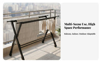 Foldable Drying Rack Extendable Foldable X-Shaped Frame Drying Rack Large Capacity Clothes Airer for Apartment Dwellers, Homemakers, Balcony, Indoor