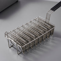 Stainless Steel 8 Slot Taco Basket Commercial Taco Frying Basket Safe Comfortable for Chefs