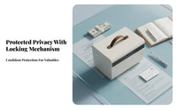 code-security code device security code device Box With Handle Portable Safe Large Capacity for vehicle, travelersers