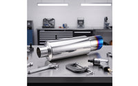 Exhaust Tip Bolt-on Muffler Tip Tail Throat Double-Wall for Car Enthusiasts, Custom Builds