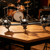 Drum Extension Bar with Clamps Adjustable Drum Hardware Extension Bar Space Efficient Percussion Accessory for Drummers, Home Studios
