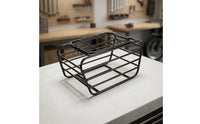 Metal Cycle Rear Pet Carrier Basket Secure Rear Rack Dog Carrier Sturdy Stable for Small Dogs, Young Dogs, Cats, Outdoor Trips, Commutes