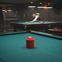 Billiard Cue Cap with Rubber Dome Thickened Billiard Cue Butt Cap Shock-Absorbing Insert-Fit Rubber for Billiards Players, Game Rooms