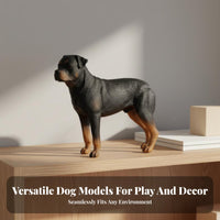 Simulation Dog Breed Model 3C Certified Simulation Dog Model Highly Detailed Puppy Figurine for Kids, Adults, Home Decor, Playful Activities