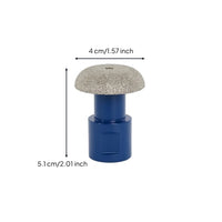Stone Grinding Drill Head Diamond Burr with Metal Shank Heavy-Duty Bits Abrasifs for Hobbyists, Tile Installation