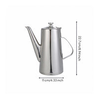 Polished Stainless Steel Pitcher Fitted Lid Beverage Pitcher Side Handle Metal Water Jug Cylindrical