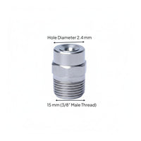 Adjustable Solid Cone Nozzle Long-Lasting High Pressure Atomizing Nozzle Wear-Resistant for Dust Control, Cooling Systems, Irrigation