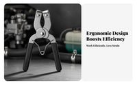 Car Water Pipe Clamp Tool Multi-Angle Grips Hose Clamp Pliers Long Extended Grip Design Automotive Coolant Hose Pliers for Mechanics, Auto Technicians