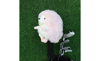 Velvety Hedgehog Headcover Fuzzy Animal Headcover Soft Safeguarding for Golfers, Adults