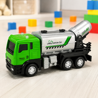 Car Toy Pullback Work Vehicle Mini Car with Light & Sound, Door Open/Close, Construction Vehicle, For Kids Ages 4-6, Birthday Gift
