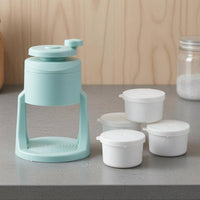 Non-Electric Hand-Crank Ice Shaver Compact Hand Crank Frozen Cone Machine Fast Shaving Kitchen Appliance Easy to Use