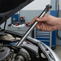 Long-Reach Ratchet Wrench Extension Bar Slim Extension Bar with Ratchet Head Compact Tool Sturdy for Tight Areas, Engine Bays