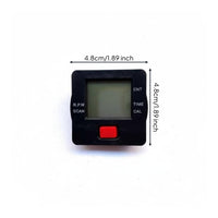 All-in-Single Monitoring Stationary Bike Computer Automatic Scan Function Stationary Bike Display Console Easy to Install Exercise Machine Heart Rate Monitor Sturdy Construction for Indoor Cycling