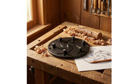 Curved Radial Slots Self-Centering Wood Lathe Chuck Six Clamping Posts Wood Lathe Chuck Plate 250 Mm