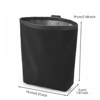 Hanging Storage Bag Plastic Coating Layer Waterproof Pouch Unsealed Top