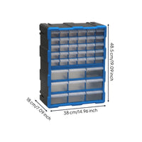 Translucent Fronts 39-Drawer Cabinet Clear Drawers 39 Drawer Organizer