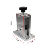Compact Adjustable Wire Stripping Machine Brushed Silver Finish Hand Drill Cable Stripper Mounting Holes