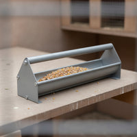 Aluminum Alloy Pigeon Feeder Trough Sturdy Pigeon Feeder Heavy Duty for Bird Keepers