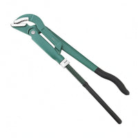 Green Metal Body Eagle-Mouth Pipe Wrench Corrosion-Resistant Adjustable Pipe Wrench Long Handles Hand Tool Heavy-Duty