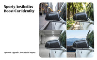 Electric Vehicle Series 3 Side Mirror Cover Fit over Side Mirror Cap Contoured Car Part Smooth