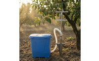 Metal Frame Orchard Fertilizer Applicator Plastic Hopper Backpack Fertilizer Applicator Corrugated Hose Agricultural Equipment Pointed Tip for Underground Soil