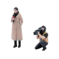 Interview Scene Model 3D Printed 1:64 Scale Figures Realistic Figurines for Collectors