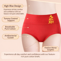 High Waisted Knickers for Women with 100% Crotch Lining, Breathable Underwear Multipack for Period and Postpartum Support