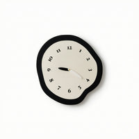 Nordic Wall Clock Irregular Minimalist Wall Clock Clear High-Contrast for Living Room, Bedroom