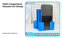 3D Printed Tennis Net Phone Holder Tool-No-Tool Installation Tennis Match Recording Mount Lightweight and Portable