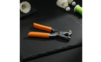 Badminton Racket Eyelet Plier Double Use Badminton Grommet Plier Curved-Shaped Copper Head Racket Eyelet Installation Tool