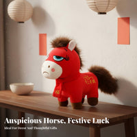 Year of the Horse Symbol Doll Good Luck Good Fortune Symbol Chinese Astrological Horse Doll Vernal Holiday Fortunate Decoration