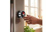 Mechanical Kitchen Timer No Required Round Mechanical Kitchen Timer Easy to Read Timekeeping Device for Home Cooks, Chefs