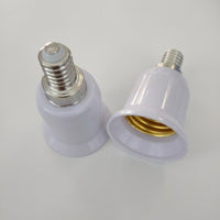1-3a Rated Current E12 to E27 LED Adapter for Home Lighting, Single Extension Adapter for DIY Lighting, 240v 4a Sockets PBT, 90 240v Bulb Base