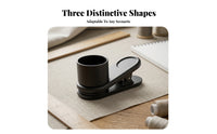 Secure Grip Plastic Chalk Holder Matte Finish Spring-Loaded Chalk Holder Hollow Opening