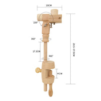 Embroidery Hoop Stand Table Clamp Adjustable Cross Stitching Stand Rotating Embroidery Hoop Holder for Stitchers