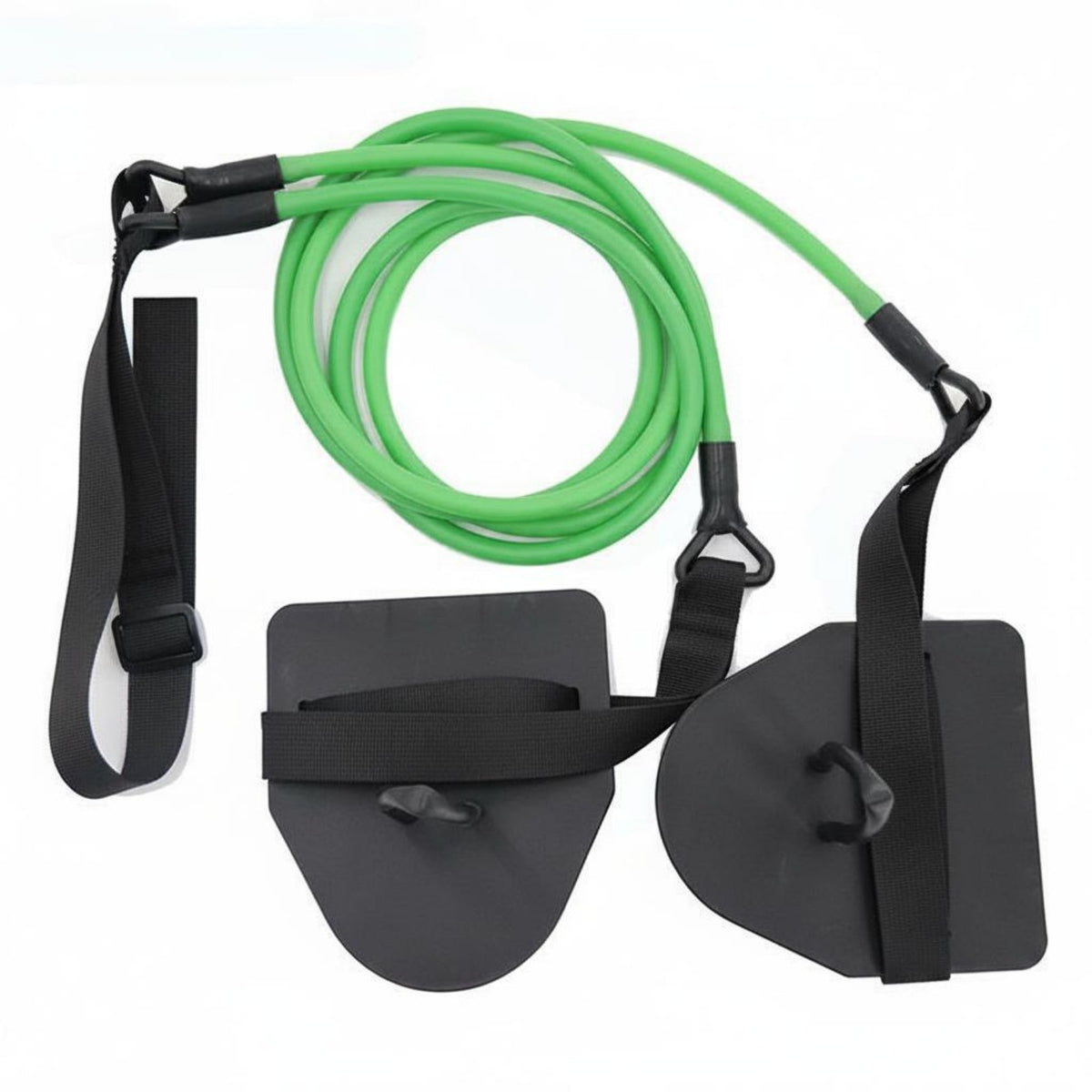 Swim Training Device Lightweight Swim Hand Paddles with Elastic Cord Compact Gear for Swimmers, Pool, Home