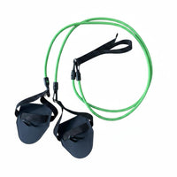 Swim Training Device Lightweight Swim Hand Paddles with Elastic Cord Compact Gear for Swimmers, Pool, Home