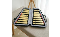 16 Note Glockenspiel Beginner Friendly Aluminum Glockenspiel Set Accurate Pitch Aluminum Bar Percussion Set for Kids, Beginners