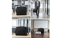Spacious Projection Device Bag with Accessories Storage Pockets Portable Projection Device Case with Shoulder Strap Long-Lasting Adjustable for Business Trips