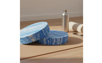 2 Pieces Pilates Training Balance Pads Easy to Clean Exercise Cushion Foam Pads Water Resistant Elbow Knee Support Cushions for Home Gym