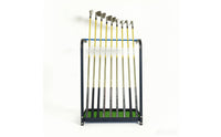 9-Slot Golf Club Rack Metal Golf Club Stand Vertical Upright for Golfers, Home, Garage, Pro Shops