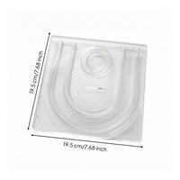 Clear Bracelet Display Tray Acrylic Bangle Display Tray Elegant Sturdy for Photography Studio