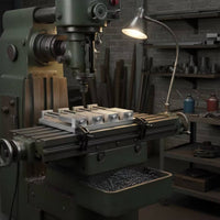 Copper Fixture Vise Low-Height for Workshops, Grinding Machines, Machinists