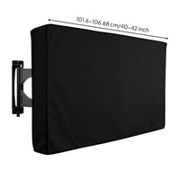 Waterproof Outdoor Tv Cover Dustproof Wall-Mounted Tv Cover Rear Opening