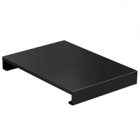 Kitchen Range Cover Shelf Black Stovetop Shelf Rounded Corners