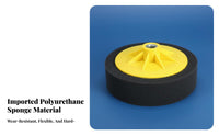 fastener and Loop Fastener Wavy-Faced Polisher Disc Machine cleanable Polishing disc Reusable Buffing Wheel Highly Absorbent for auto Detailers, Auto aficionados, auto shop Technicians, Vehicle Waxing, Paint Correction, Garage